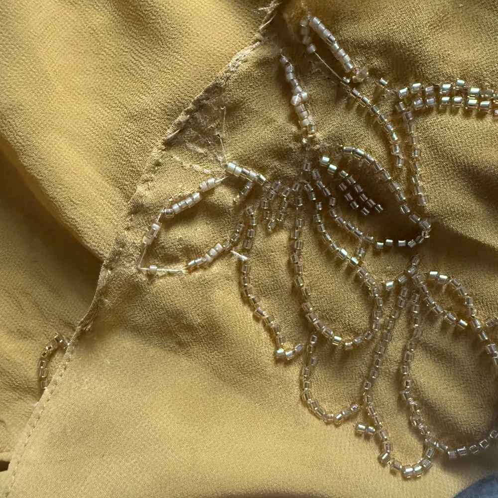 House of CB Rosalia Beaded Georgette Gown - Picture 6 of 10